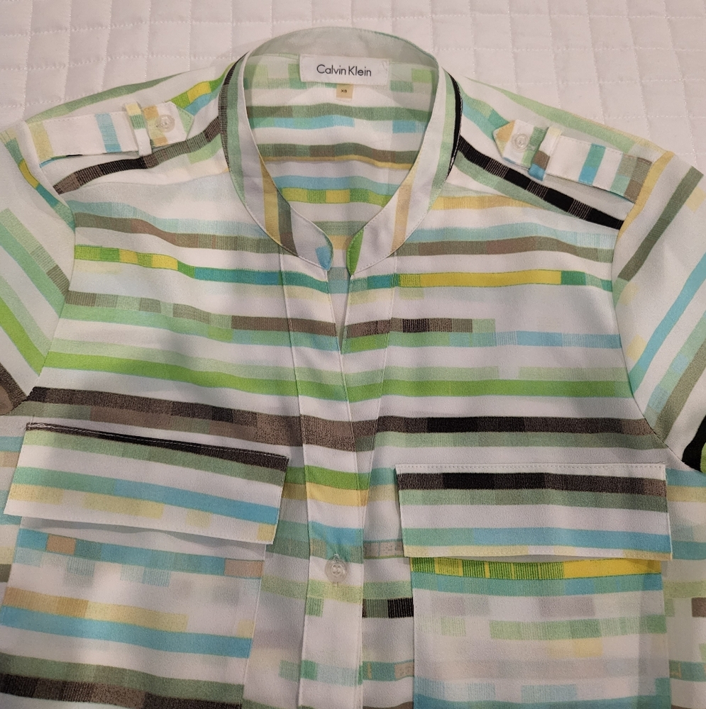 Calvin Klein Multicolor Striped Shirt